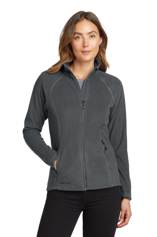 Eddie Bauer Women's Full-Zip Microfleece Jacket. EB225 - EMBROIDERED