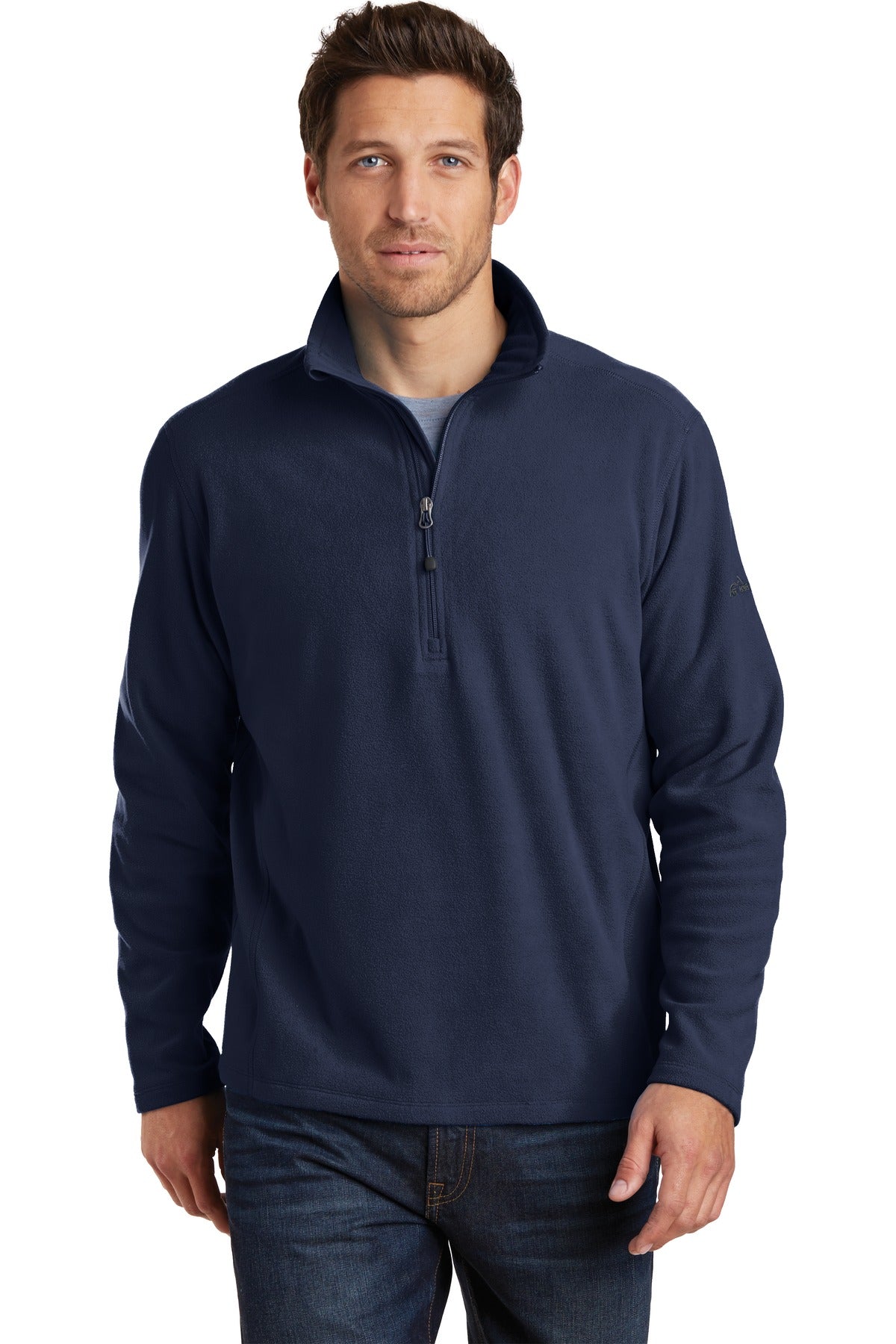 Eddie Bauer1/2-Zip Microfleece Jacket. EB226 - EMBROIDERED