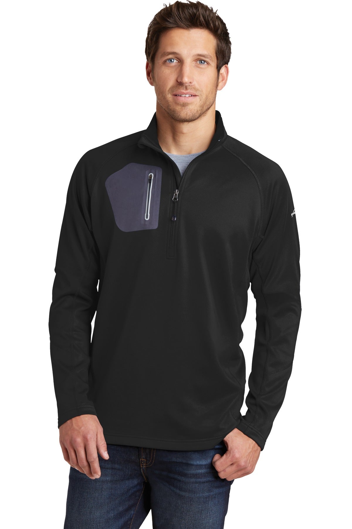 Eddie Bauer 1/2-Zip Performance Fleece. EB234 - EMBROIDERED