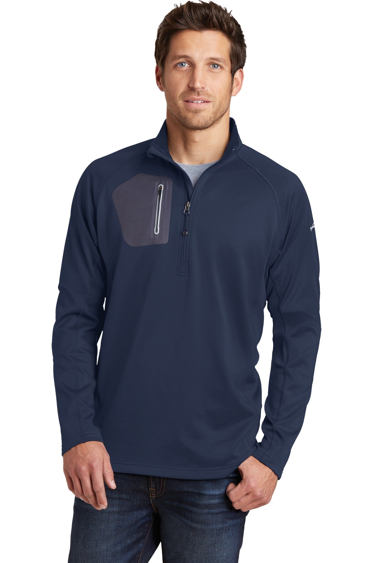 Eddie Bauer 1/2-Zip Performance Fleece. EB234 - EMBROIDERED