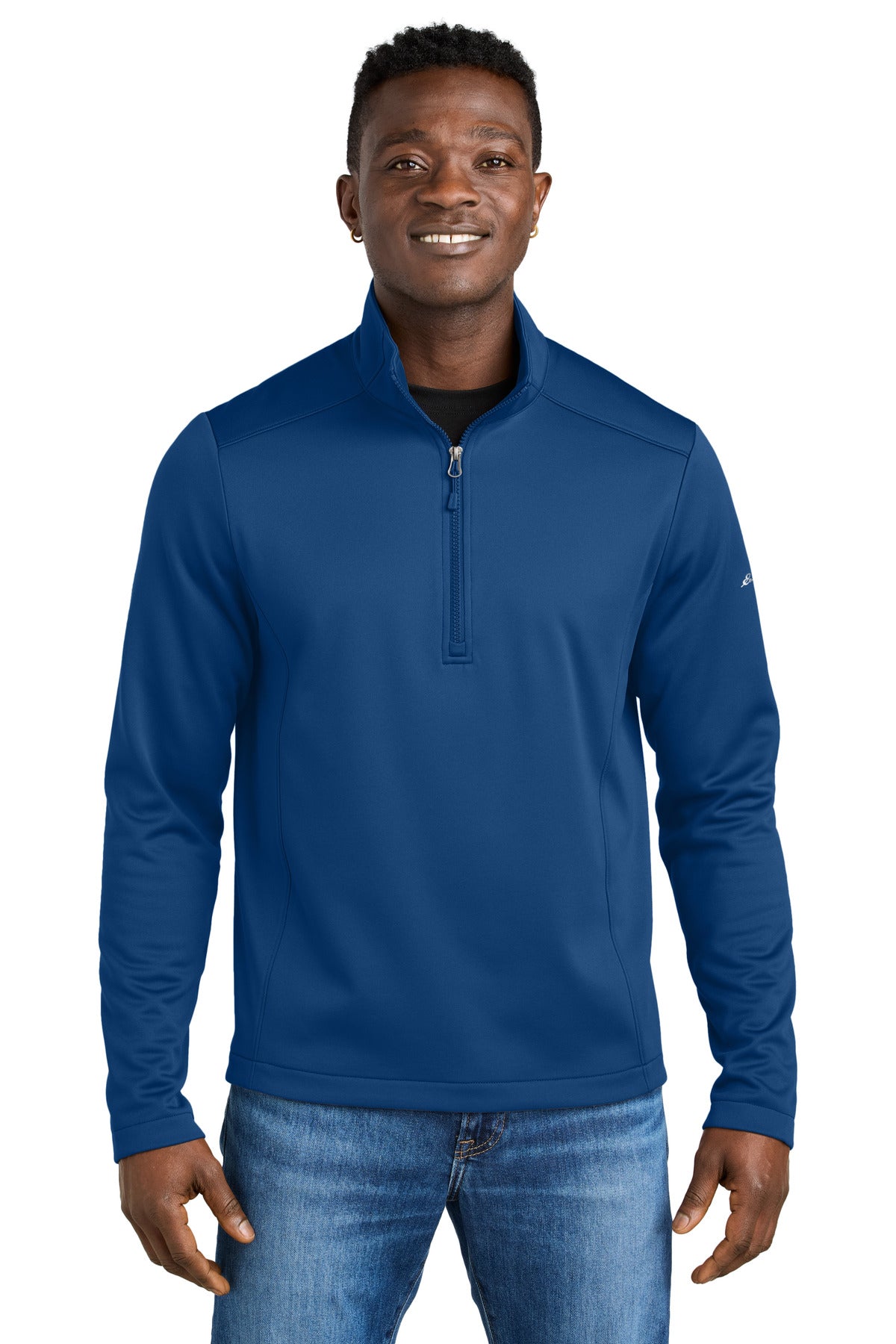 Eddie Bauer Smooth Mid Layer Fleece 1/2-Zip EB2360 - EMBROIDERED