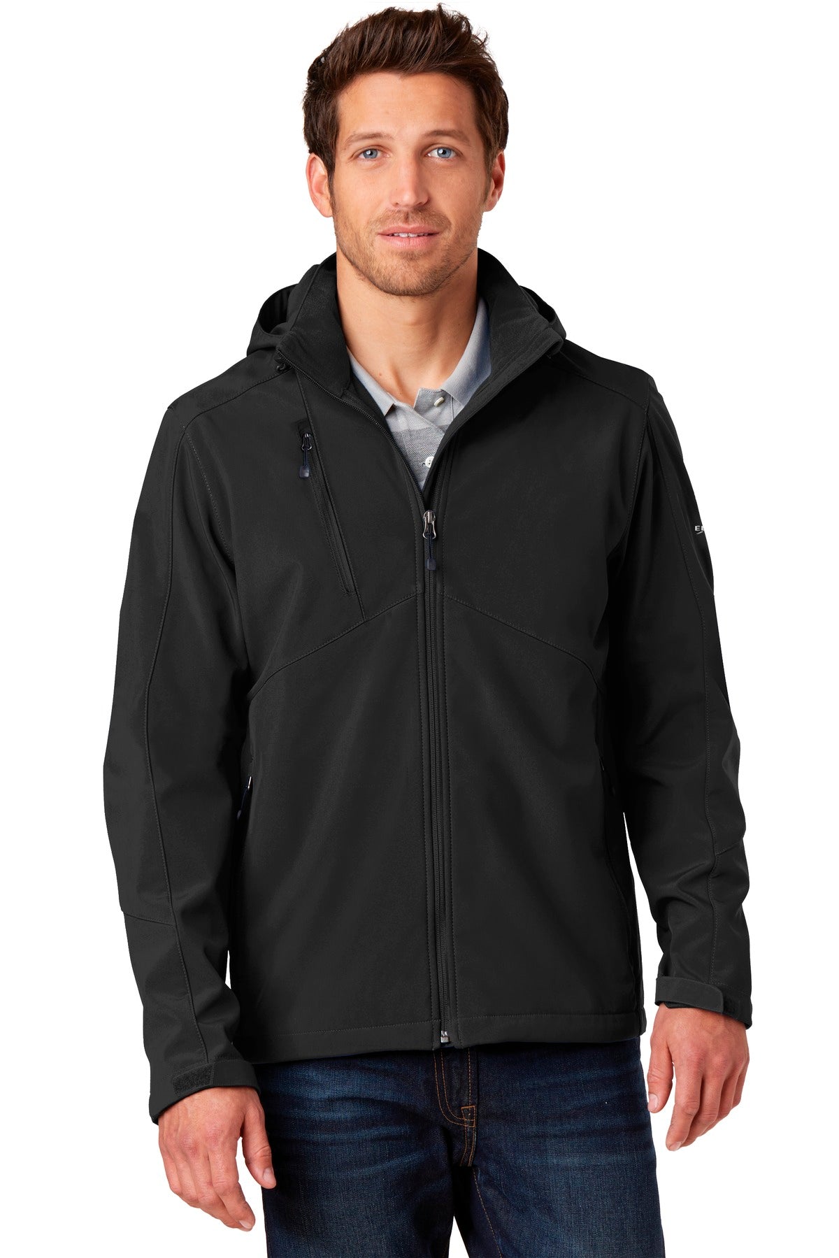 Eddie Bauer Hooded Soft Shell Parka. EB536 - EMBROIDERED