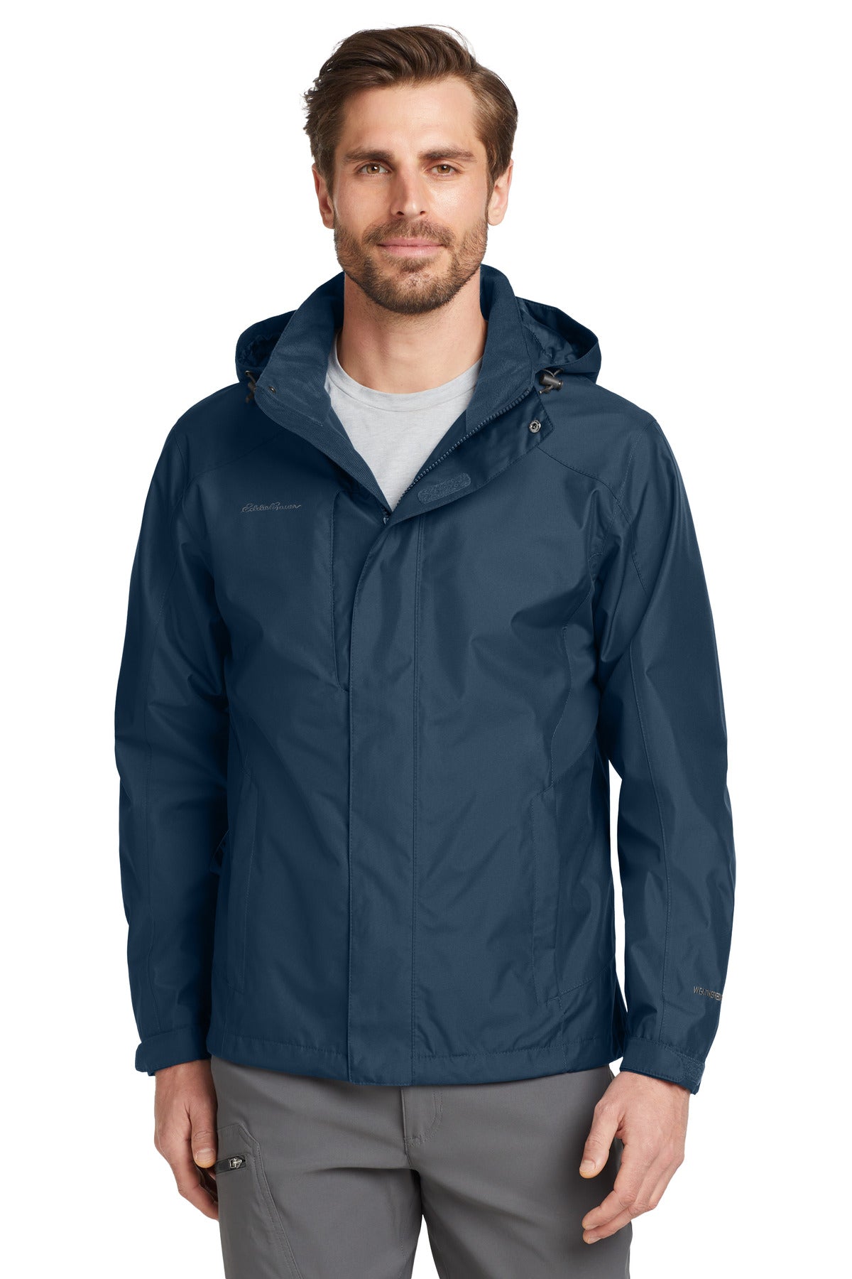 Eddie Bauer Rain Jacket. EB550 - EMBROIDERED