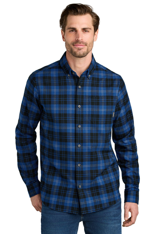 Eddie Bauer Long Sleeve Favorite Flannel Plaid Shirt EB610 - EMBROIDERED