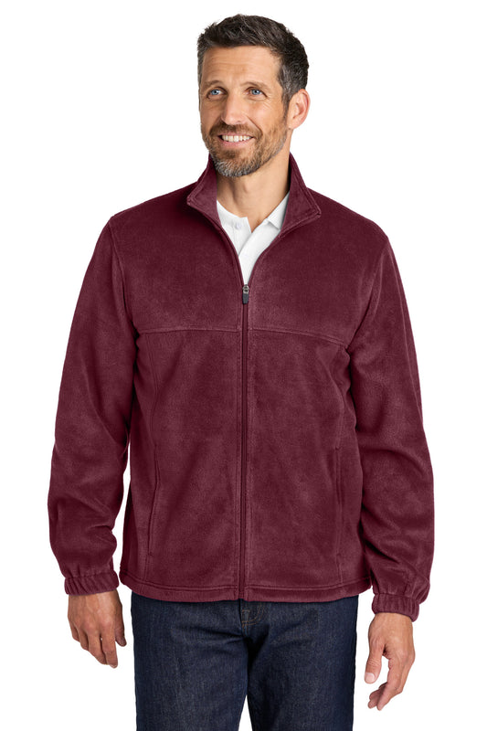 Port Authority Plush Fleece Full-Zip Jacket F190 - EMBROIDERED