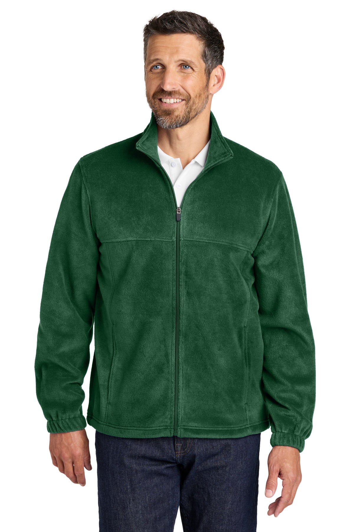Port Authority Plush Fleece Full-Zip Jacket F190 - EMBROIDERED