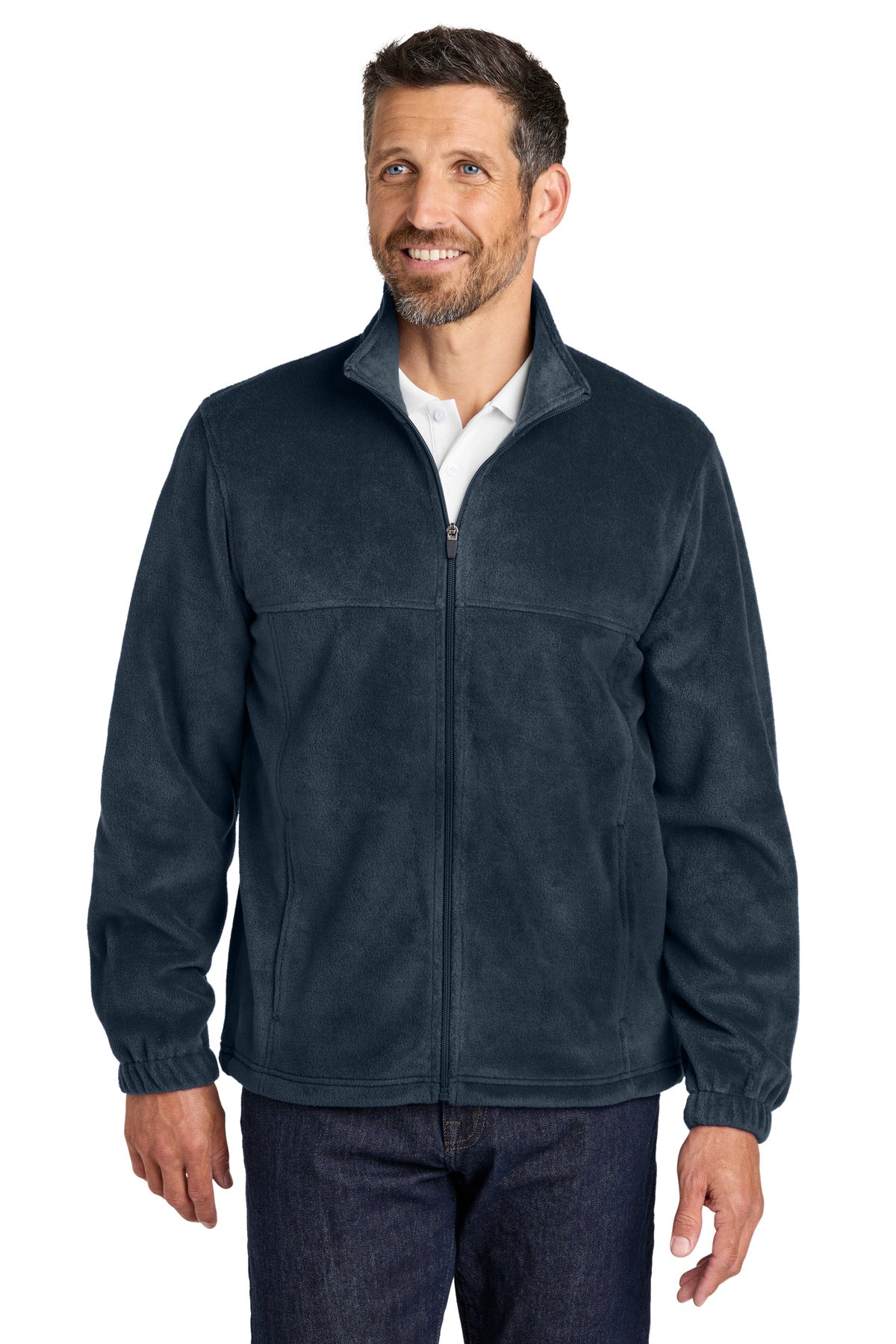 Port Authority Plush Fleece Full-Zip Jacket F190 - EMBROIDERED