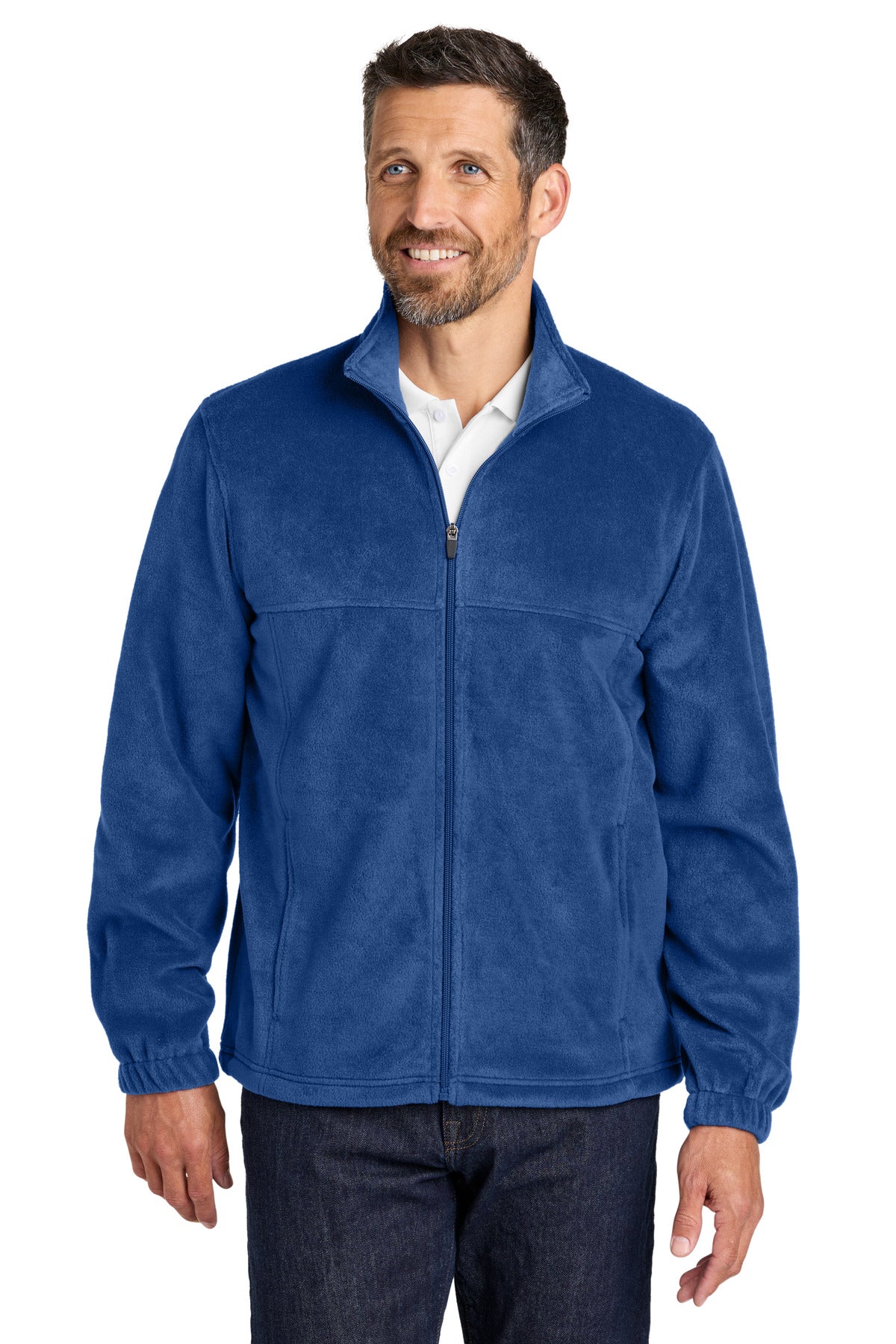 Port Authority Plush Fleece Full-Zip Jacket F190 - EMBROIDERED