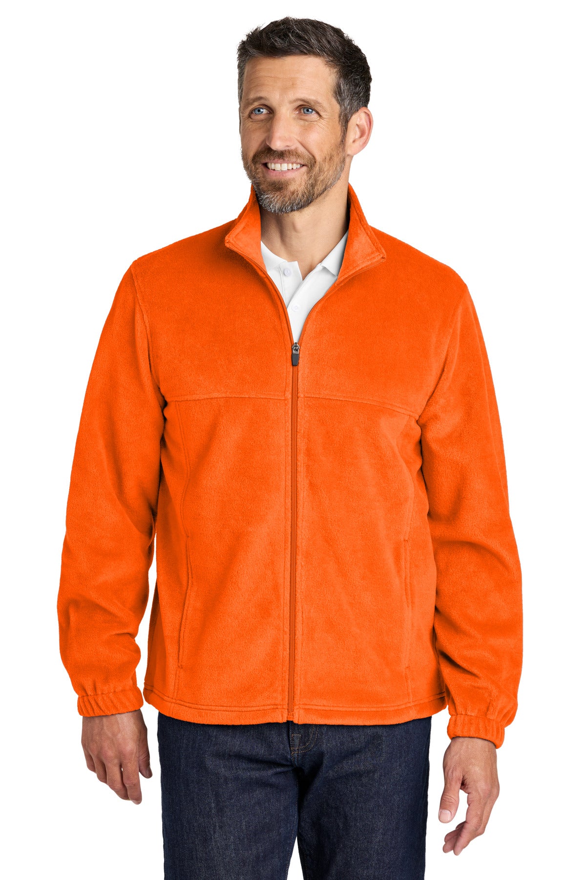 Port Authority Plush Fleece Full-Zip Jacket F190 - EMBROIDERED