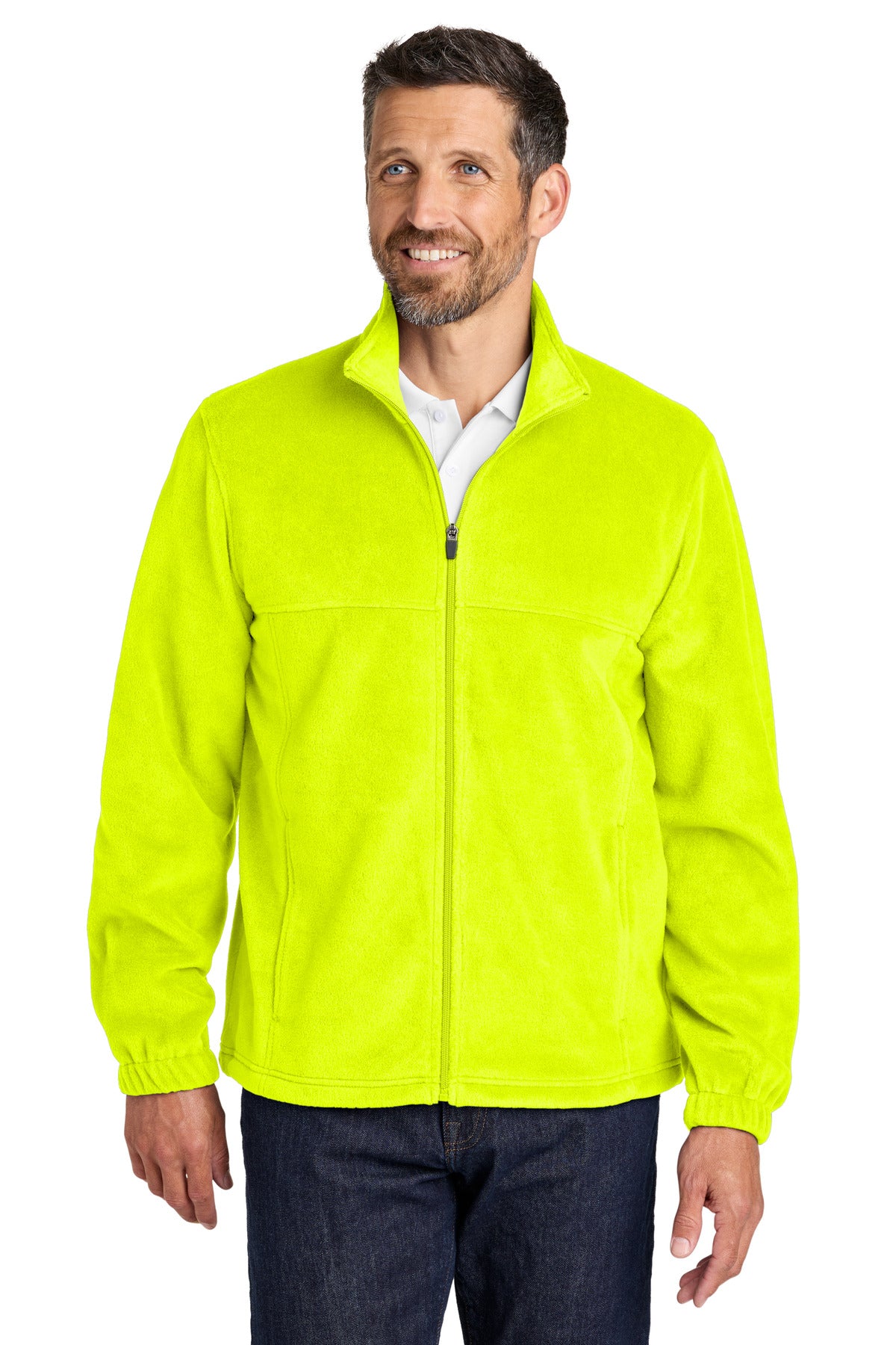 Port Authority Plush Fleece Full-Zip Jacket F190 - EMBROIDERED