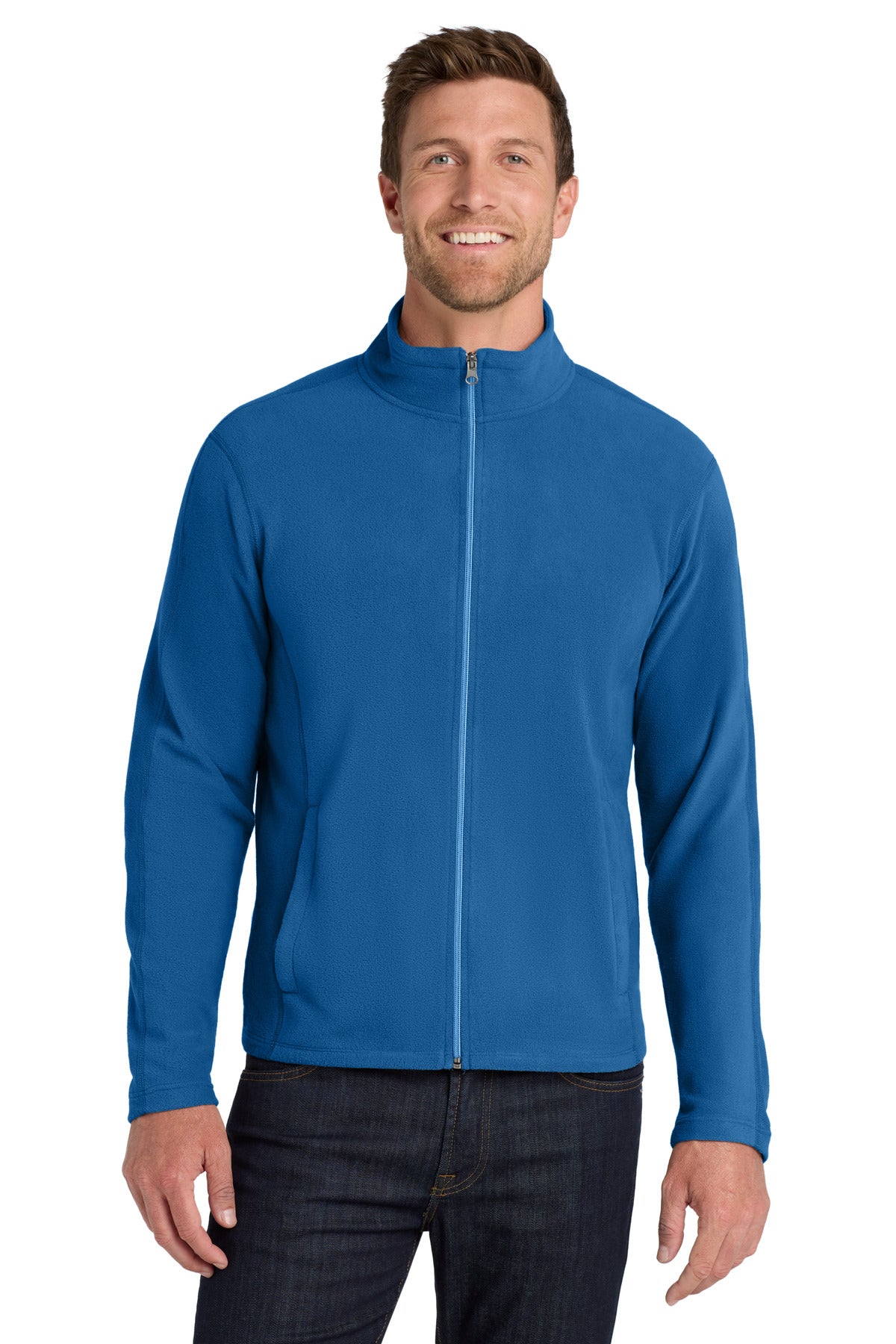 Port Authority Microfleece Jacket. F223 - EMBROIDERED