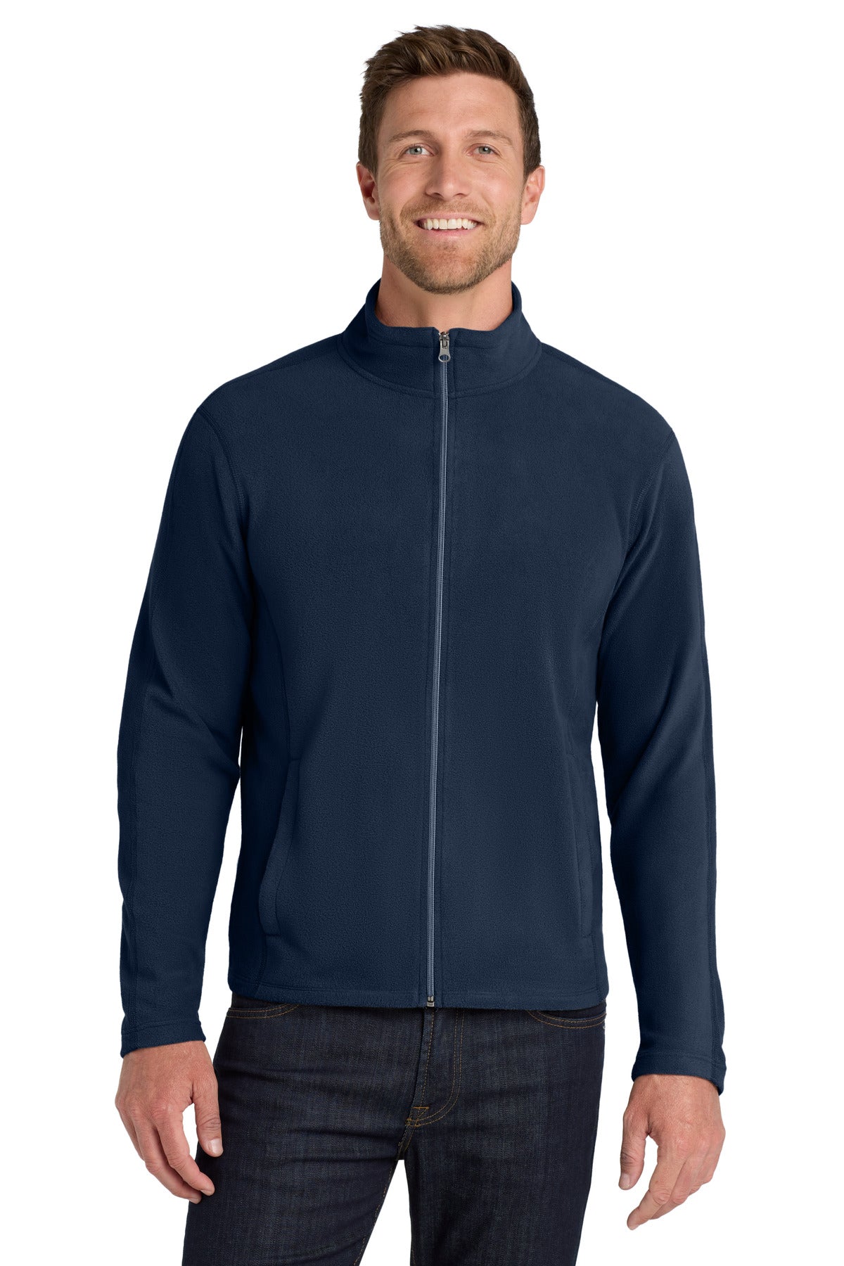 Port Authority Microfleece Jacket. F223 - EMBROIDERED