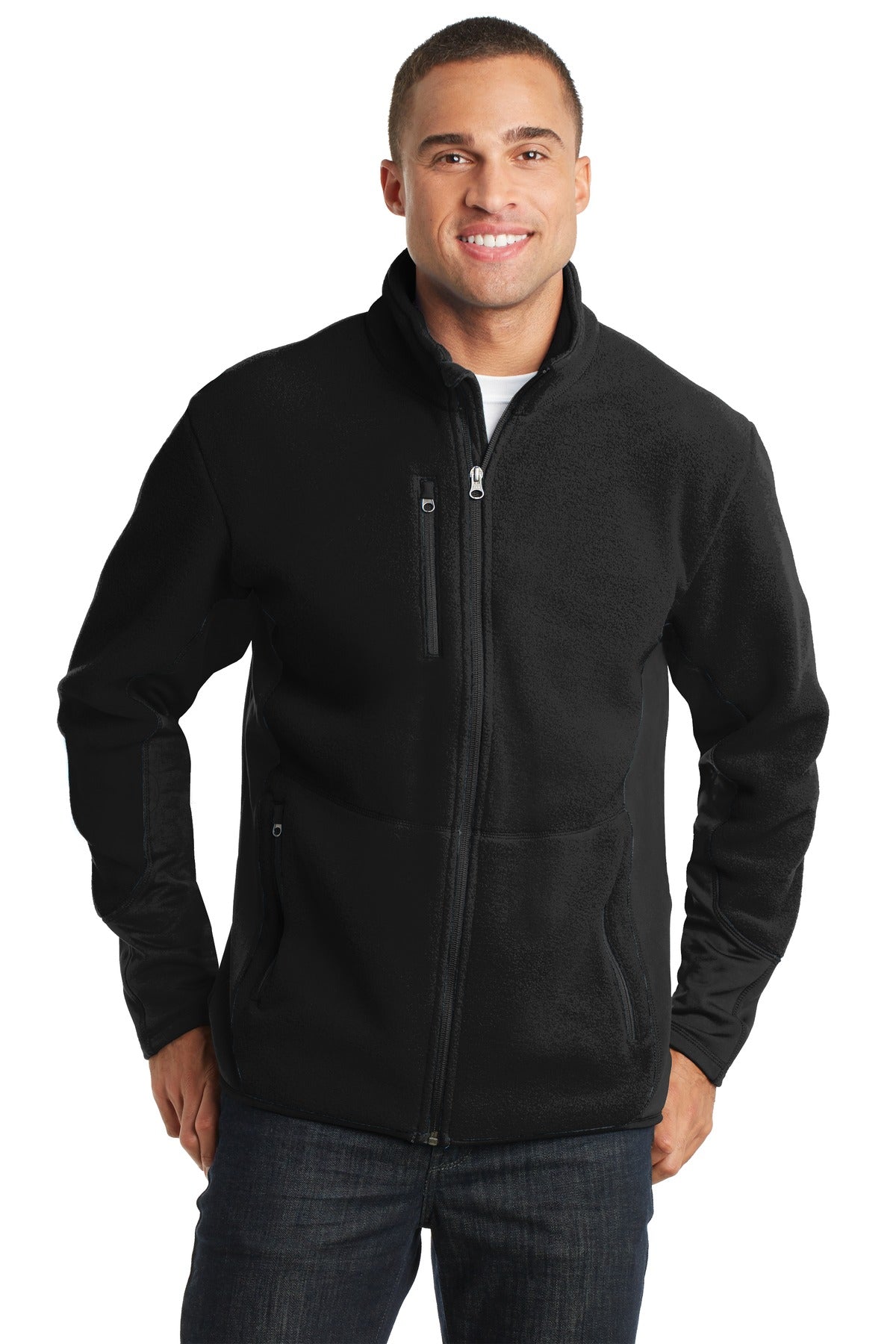 Port Authority R-Tek Pro Fleece Full-Zip Jacket. F227 - EMBROIDERED