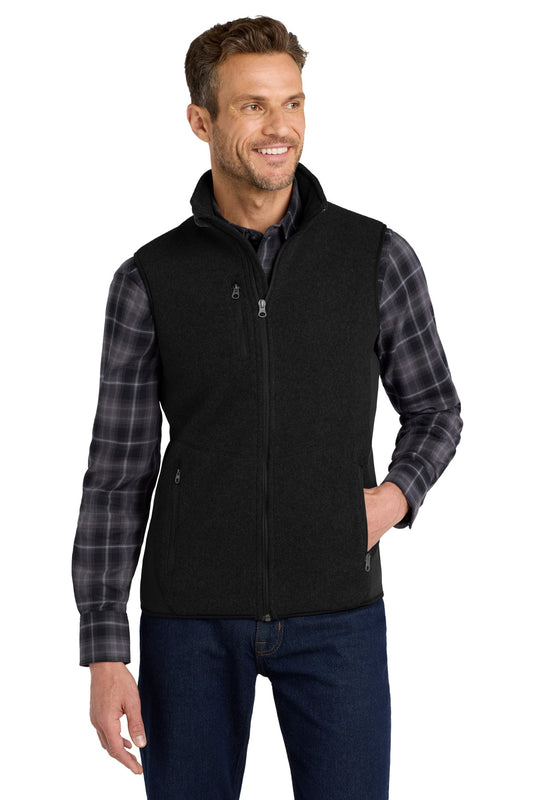 Port Authority R-Tek Pro Fleece Full-Zip Vest. F228 - EMBROIDERED