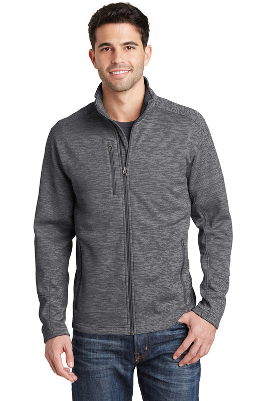 Port Authority Digi Stripe Fleece Jacket. F231 - EMBROIDERED