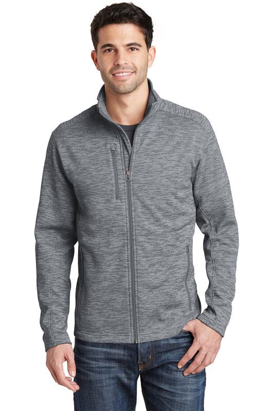 Port Authority Digi Stripe Fleece Jacket. F231 - EMBROIDERED