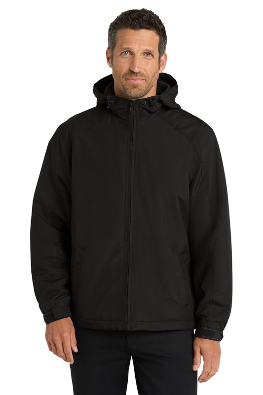 Port Authority Hooded Charger Jacket. J327 - EMBROIDERED