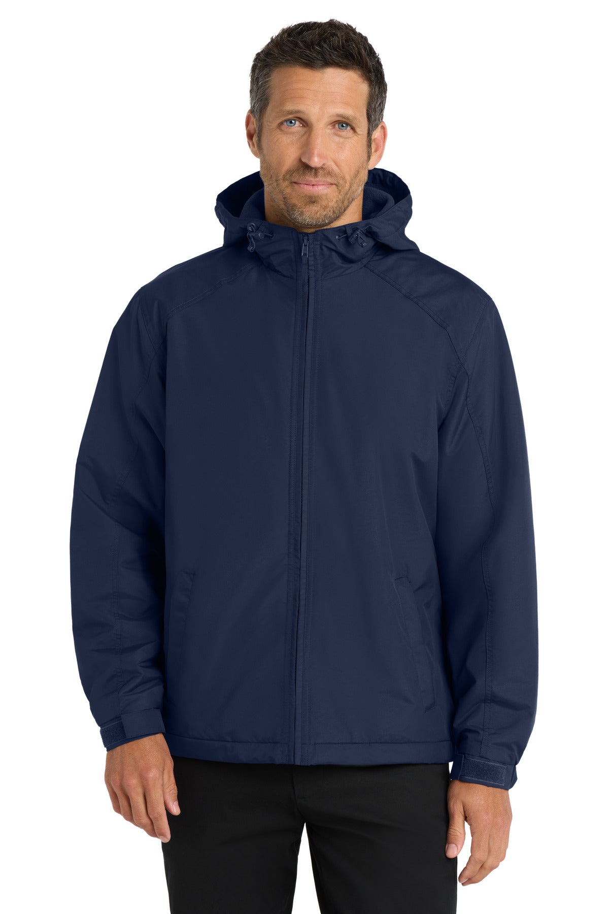 Port Authority Hooded Charger Jacket. J327 - EMBROIDERED