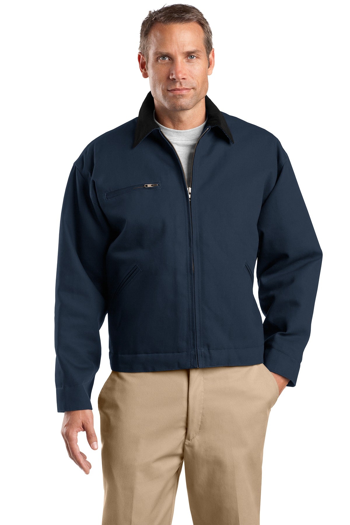 CornerStone Tall Duck Cloth Work Jacket. TLJ763 - EMBROIDERED