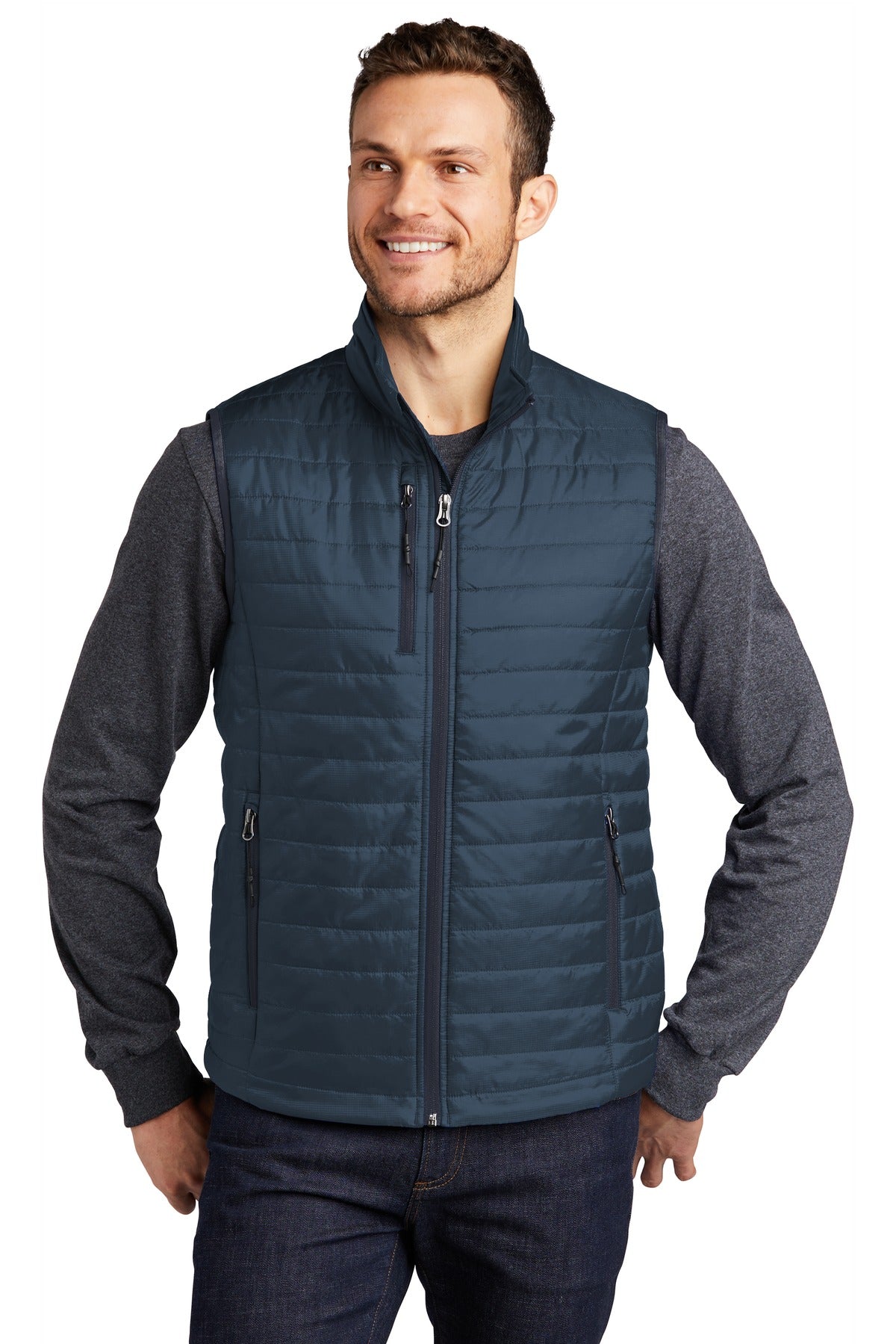 Port Authority Packable Puffy Vest J851 - EMBROIDERED