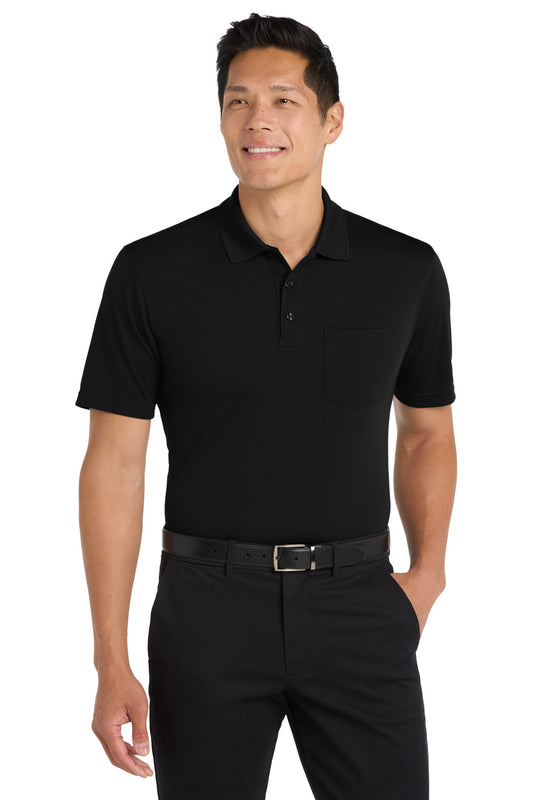 Port Authority Dry Zone UV Micro-Mesh Pocket Polo. K110P - EMBROIDERED
