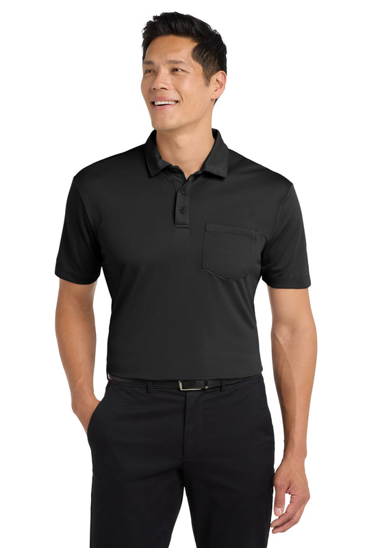 Port Authority Silk Touch‚ Performance Pocket Polo. K540P - EMBROIDERED