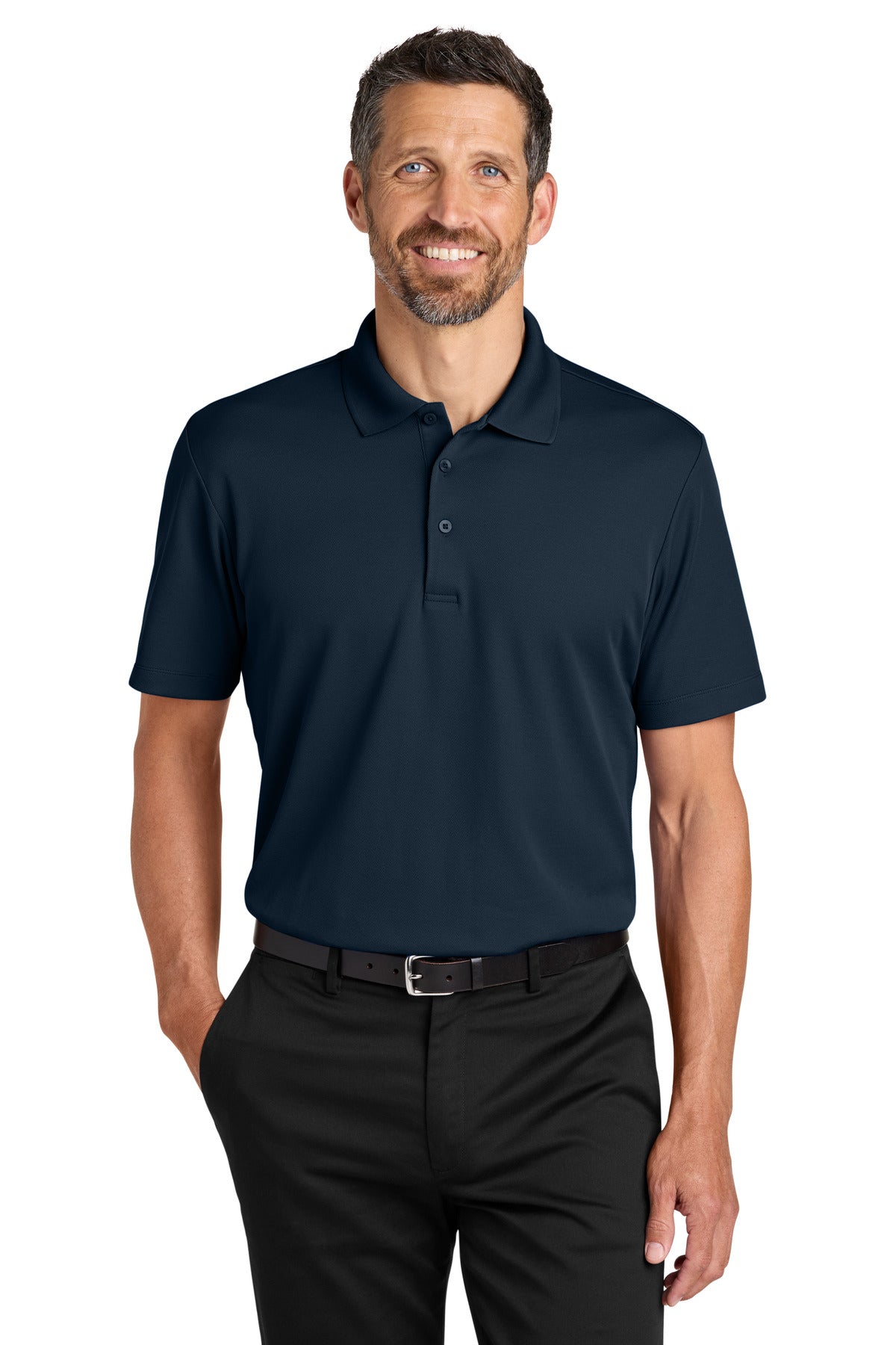 Port Authority Plaited Pique Polo K620 - EMBROIDERED