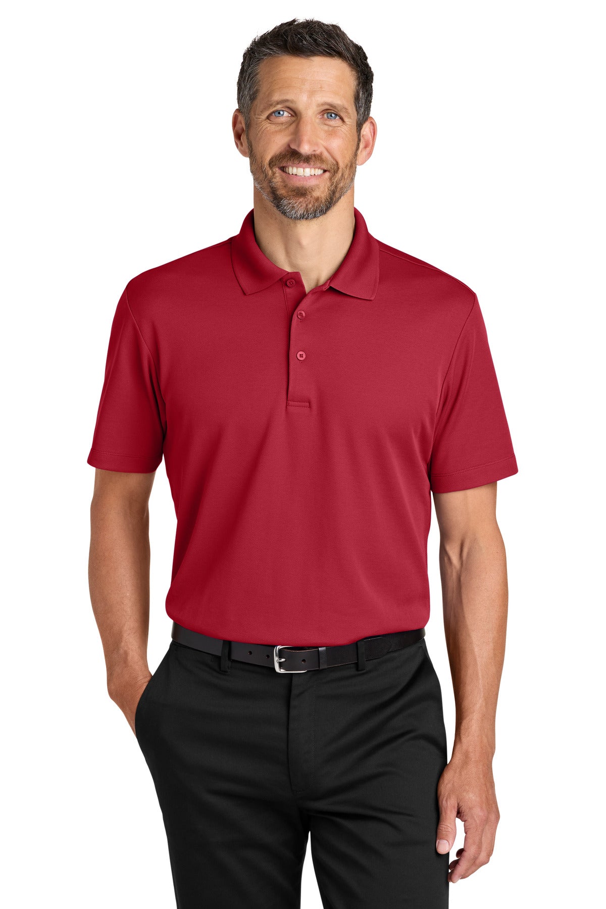 Port Authority Plaited Pique Polo K620 - EMBROIDERED