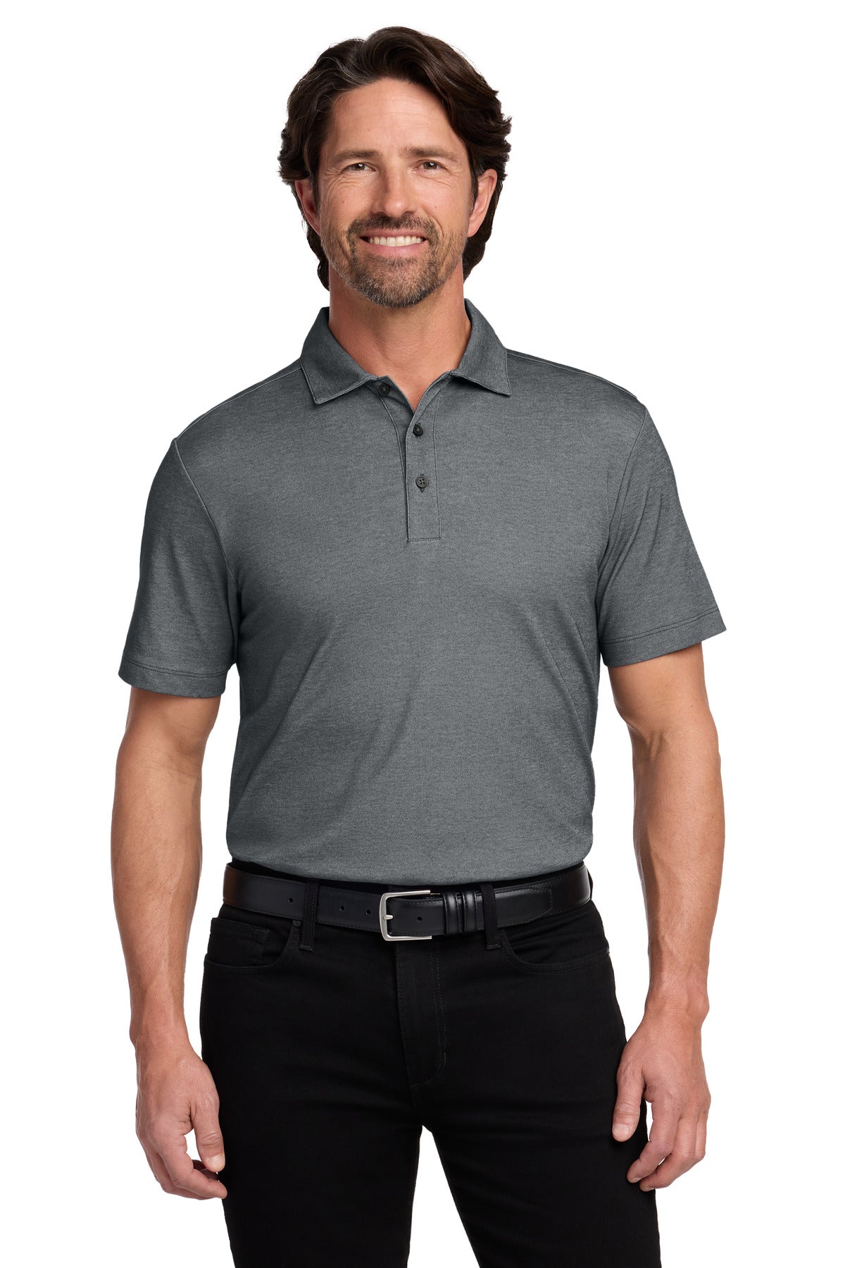 Port Authority Fine Pique Blend Polo K830 - EMBROIDERED