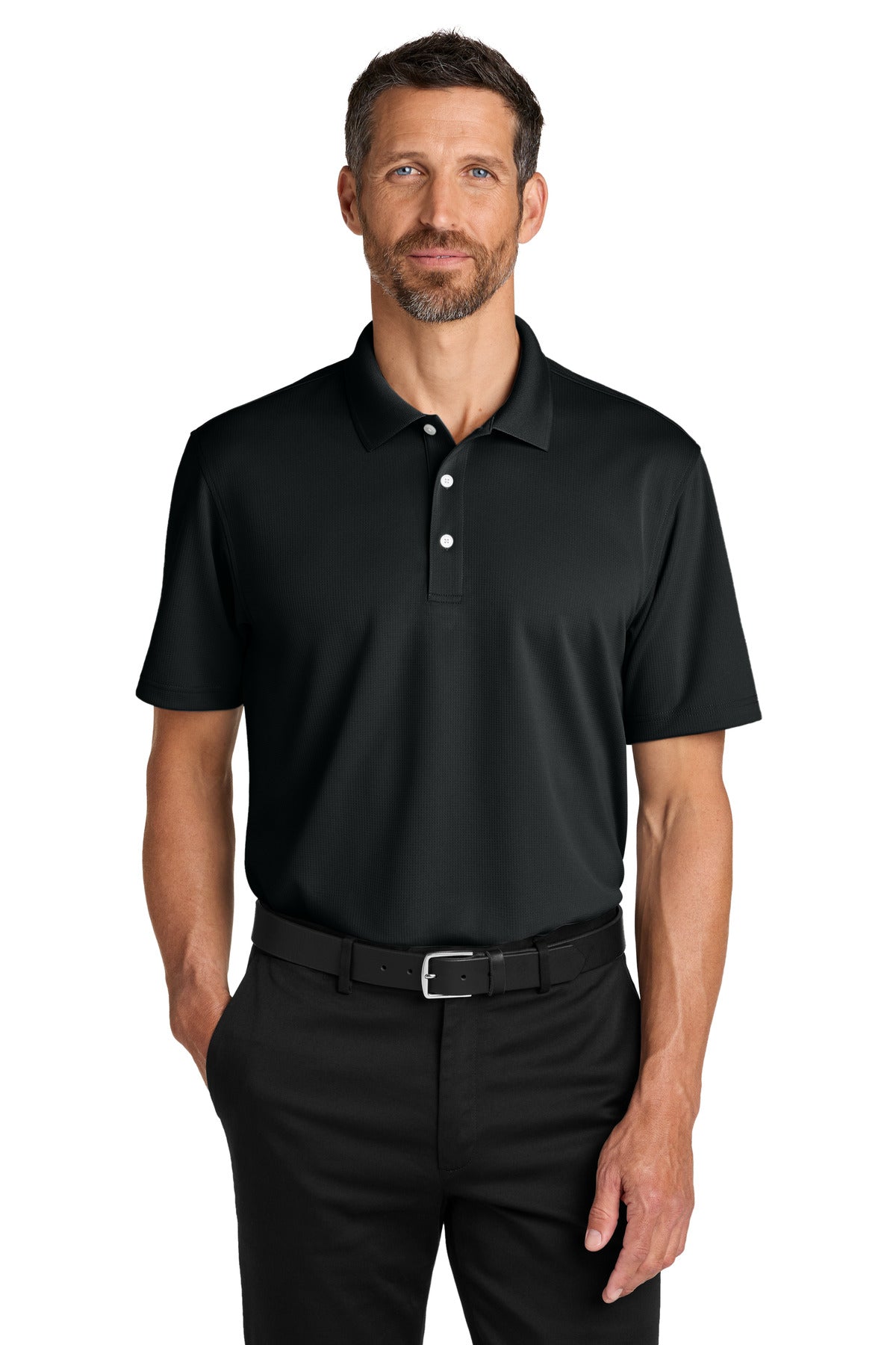 Port Authority Dry Zone Stain-Release Grid Polo K845 - EMBROIDERED