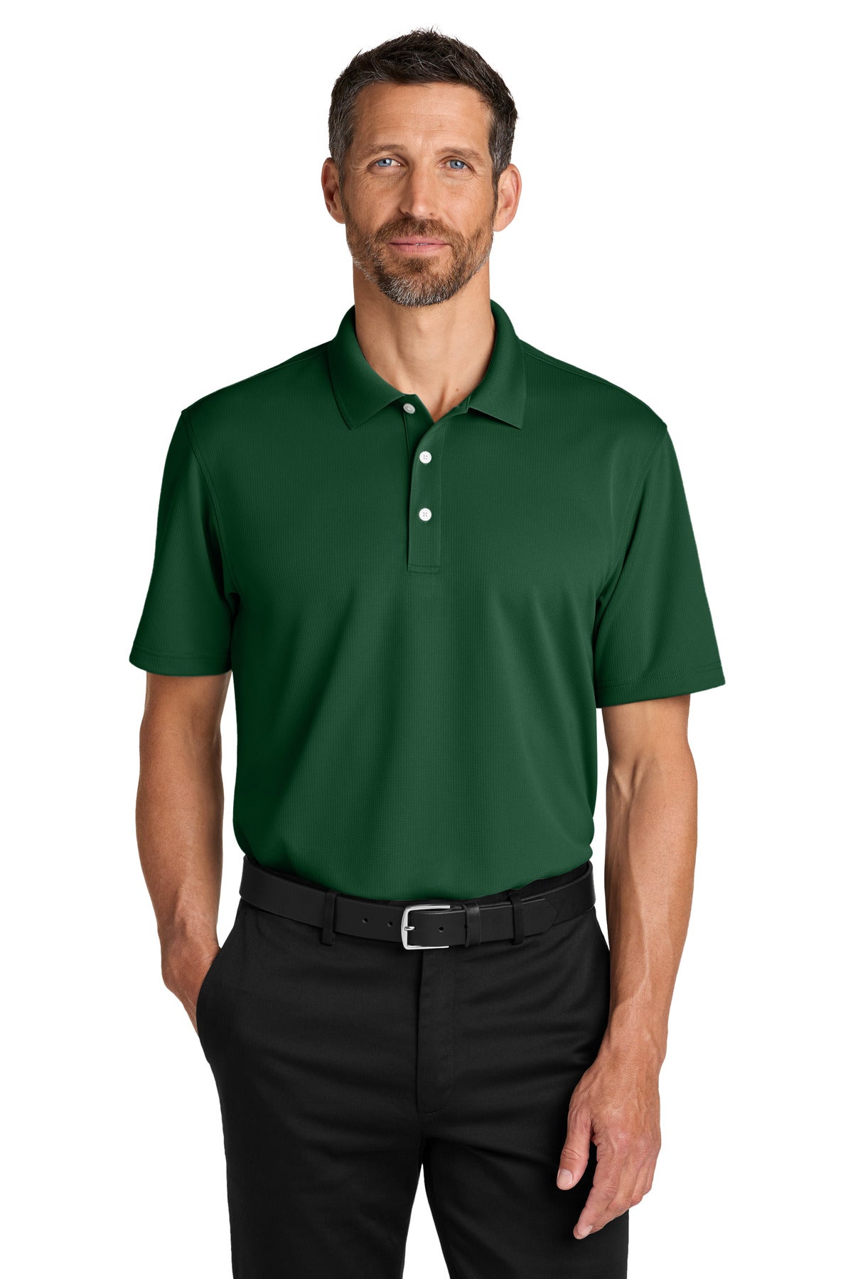 Port Authority Dry Zone Stain-Release Grid Polo K845 - EMBROIDERED