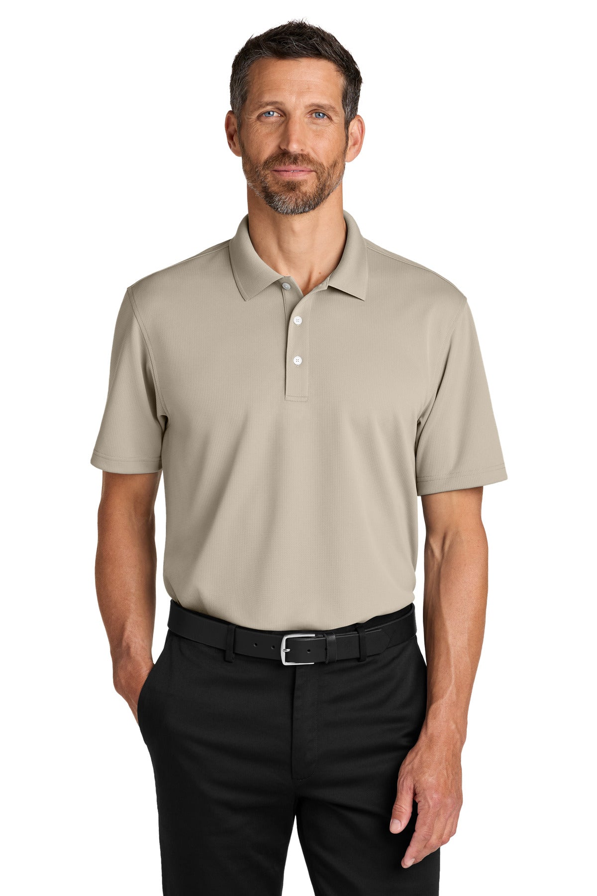 Port Authority Dry Zone Stain-Release Grid Polo K845 - EMBROIDERED