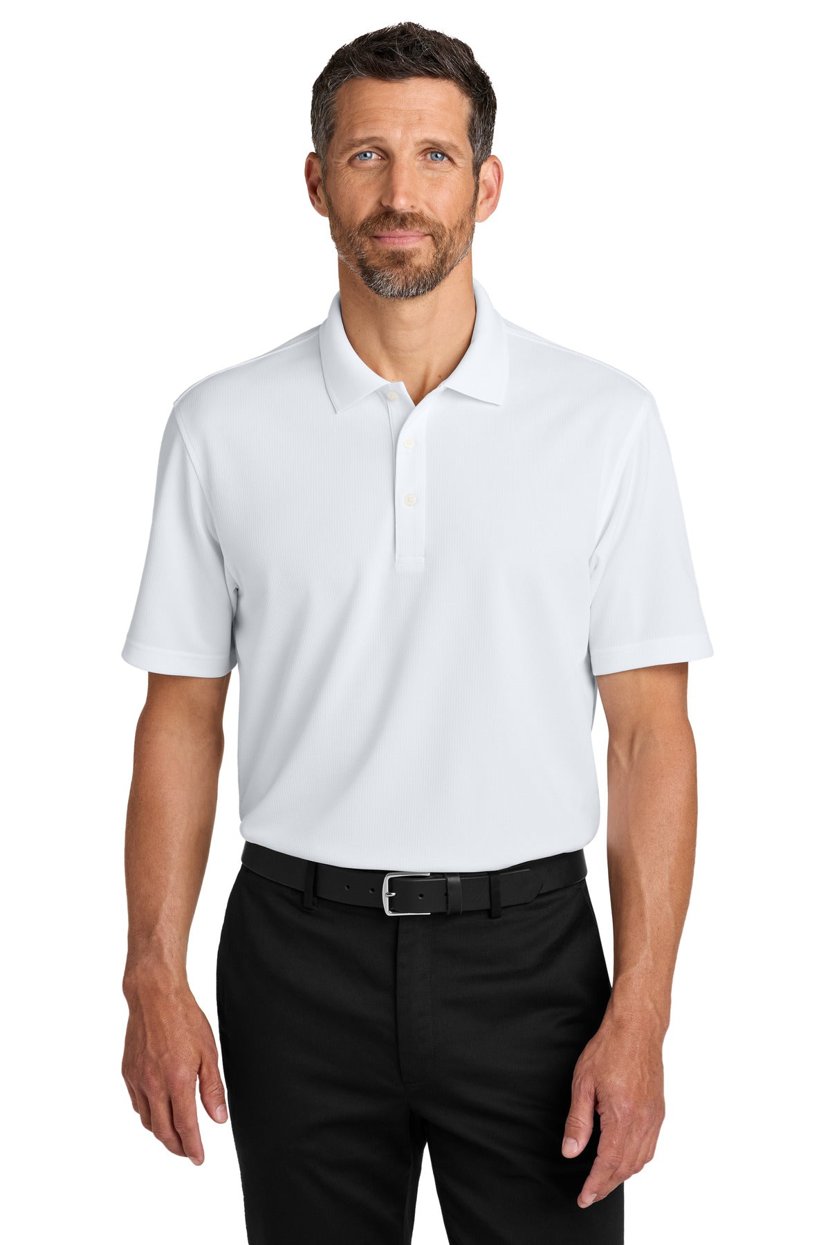 Port Authority Dry Zone Stain-Release Grid Polo K845 - EMBROIDERED