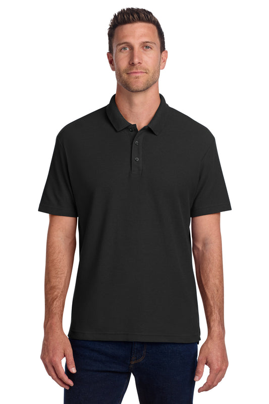 Port Authority C-FREE Cotton Blend Pique Polo K867 - EMBROIDERED