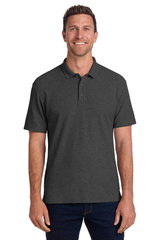 Port Authority C-FREE Cotton Blend Pique Polo K867 - EMBROIDERED