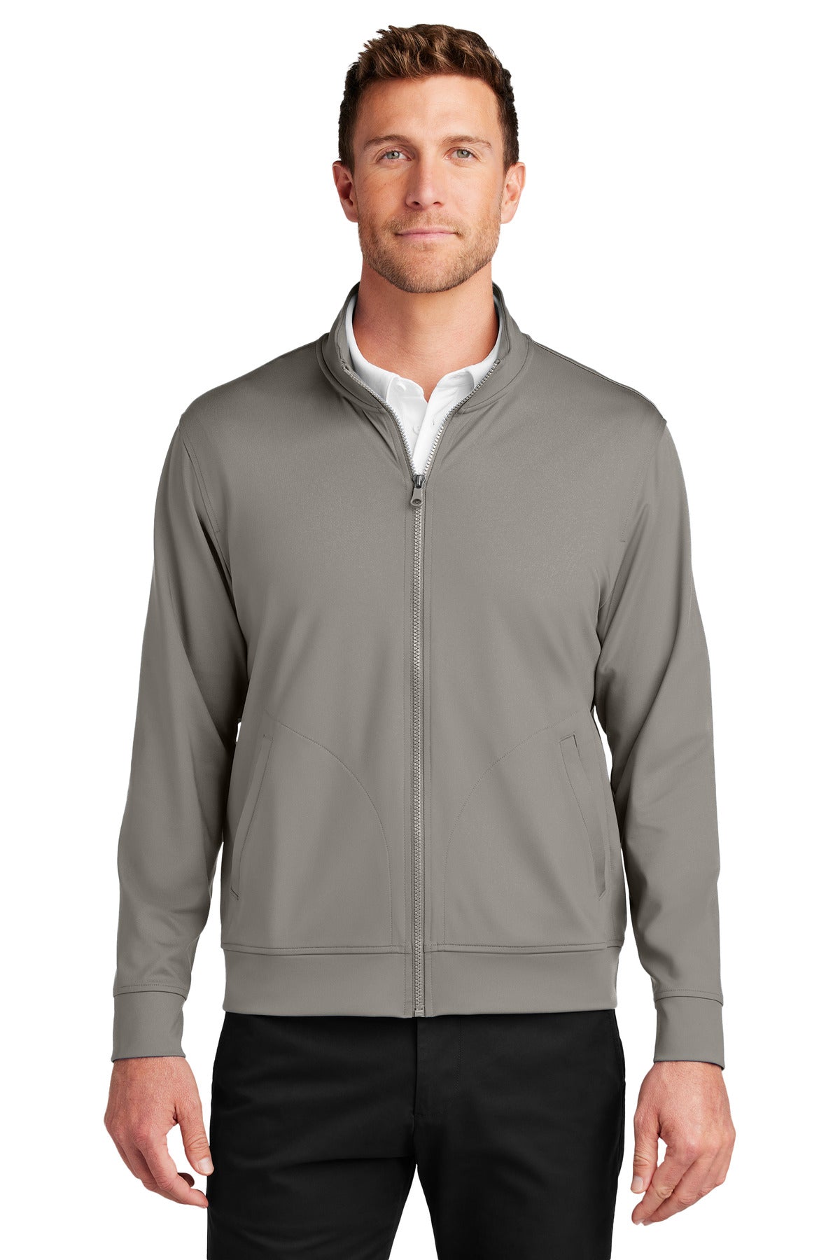 Port Authority C-FREE Double Knit Full-Zip K881 - EMBROIDERED