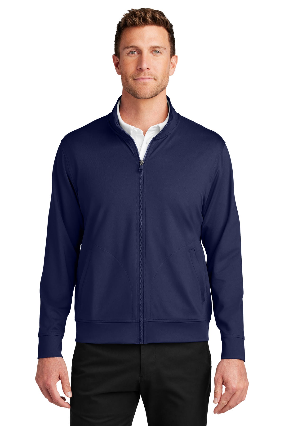 Port Authority C-FREE Double Knit Full-Zip K881 - EMBROIDERED