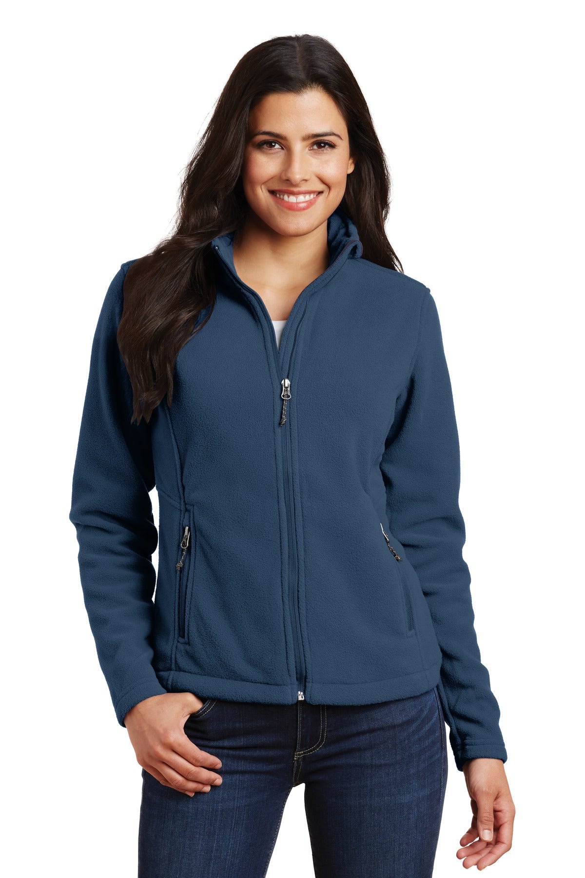 Port Authority Women's Value Fleece Jacket. L217 - EMBROIDERED