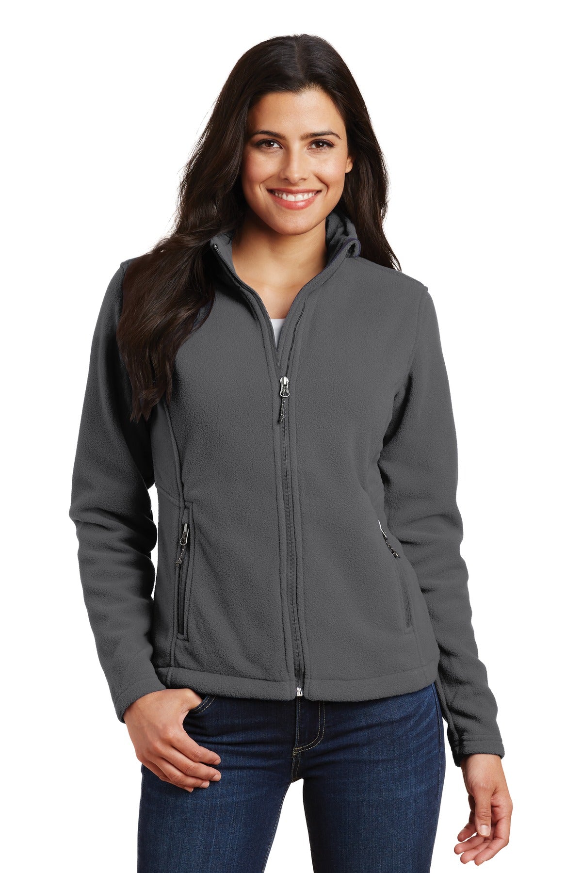 Port Authority Women's Value Fleece Jacket. L217 - EMBROIDERED