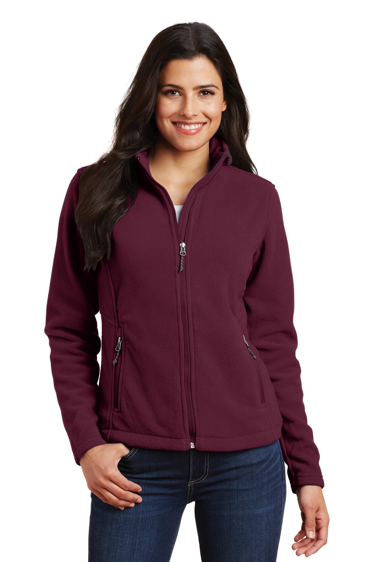 Port Authority Women's Value Fleece Jacket. L217 - EMBROIDERED