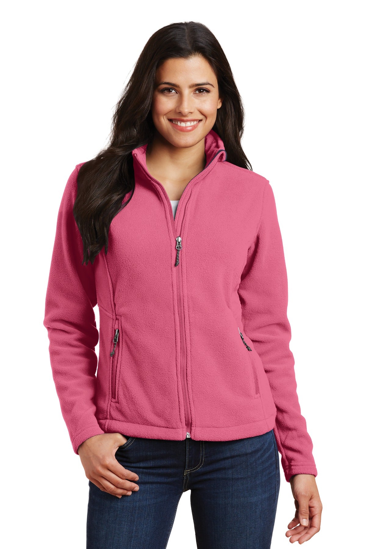 Port Authority Women's Value Fleece Jacket. L217 - EMBROIDERED
