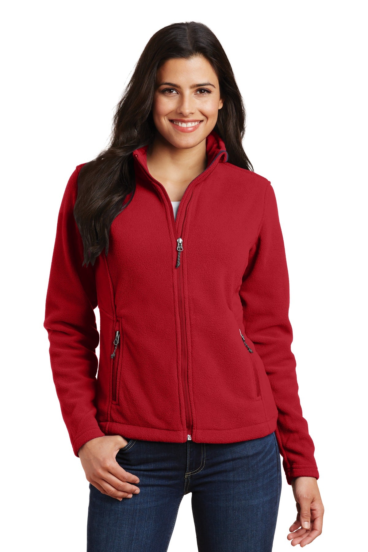 Port Authority Women's Value Fleece Jacket. L217 - EMBROIDERED