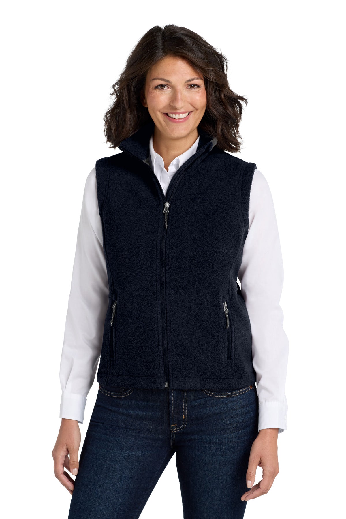 Port Authority Women's Value Fleece Vest. L219 - EMBROIDERED