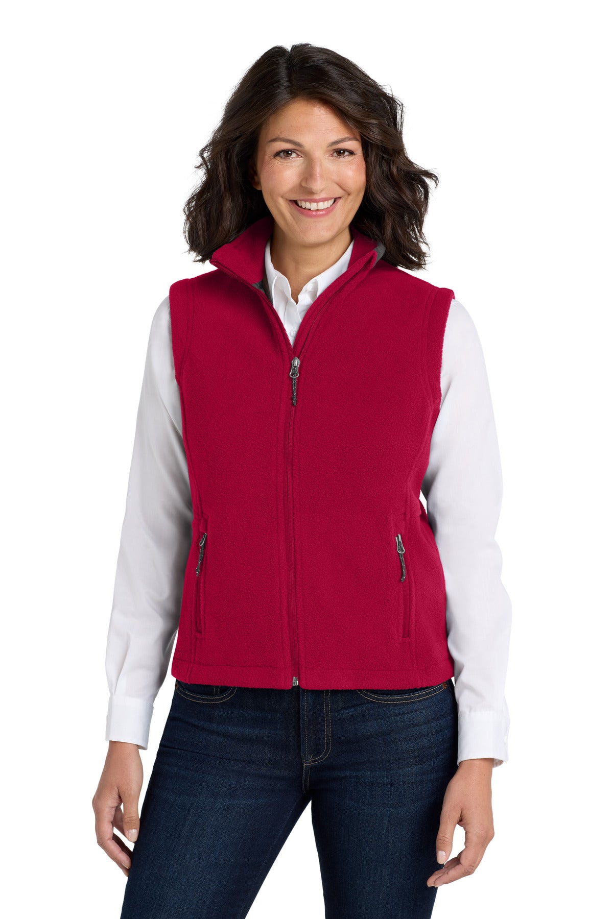 Port Authority Women's Value Fleece Vest. L219 - EMBROIDERED
