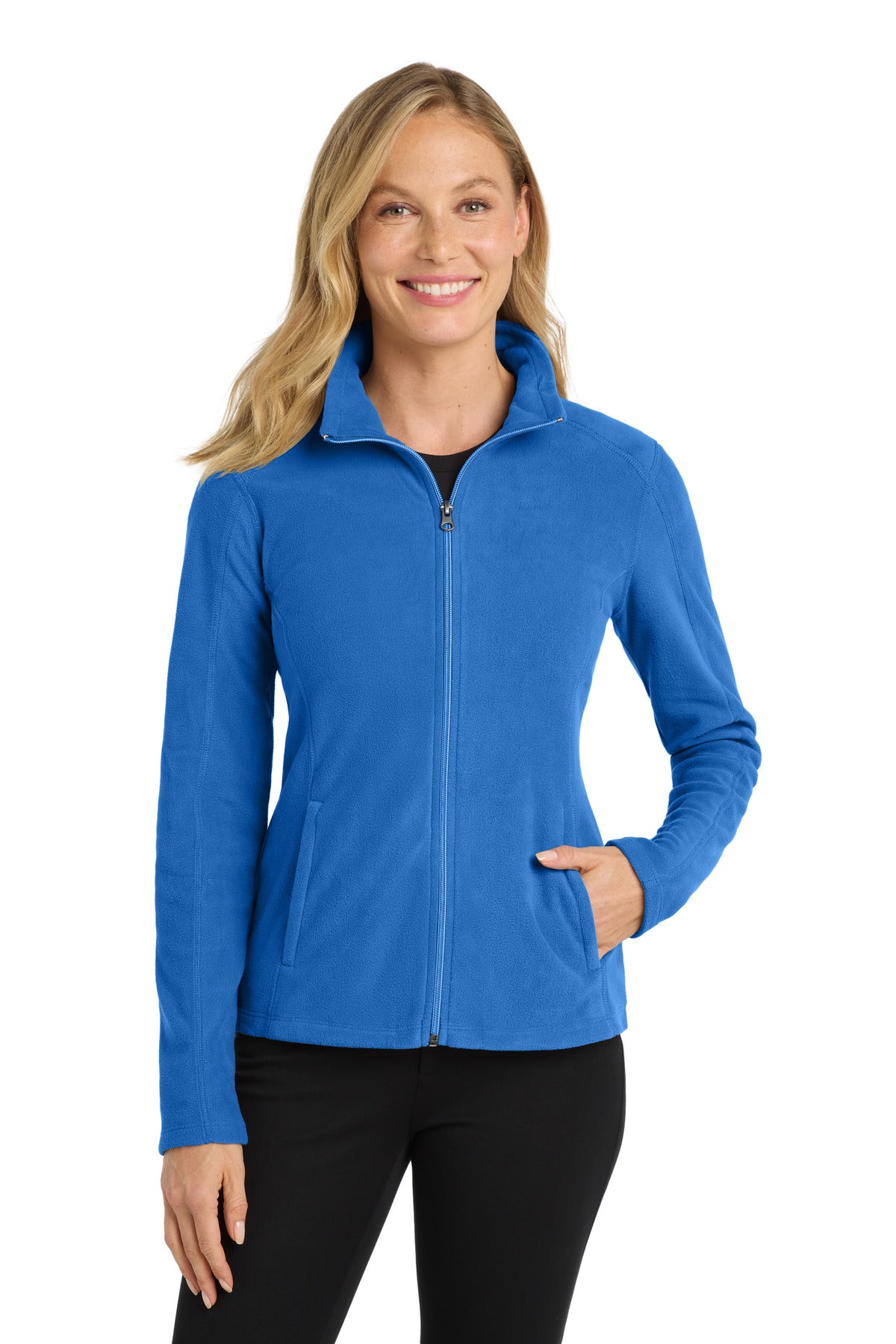 Port Authority Women's Microfleece Jacket. L223 - EMBROIDERED