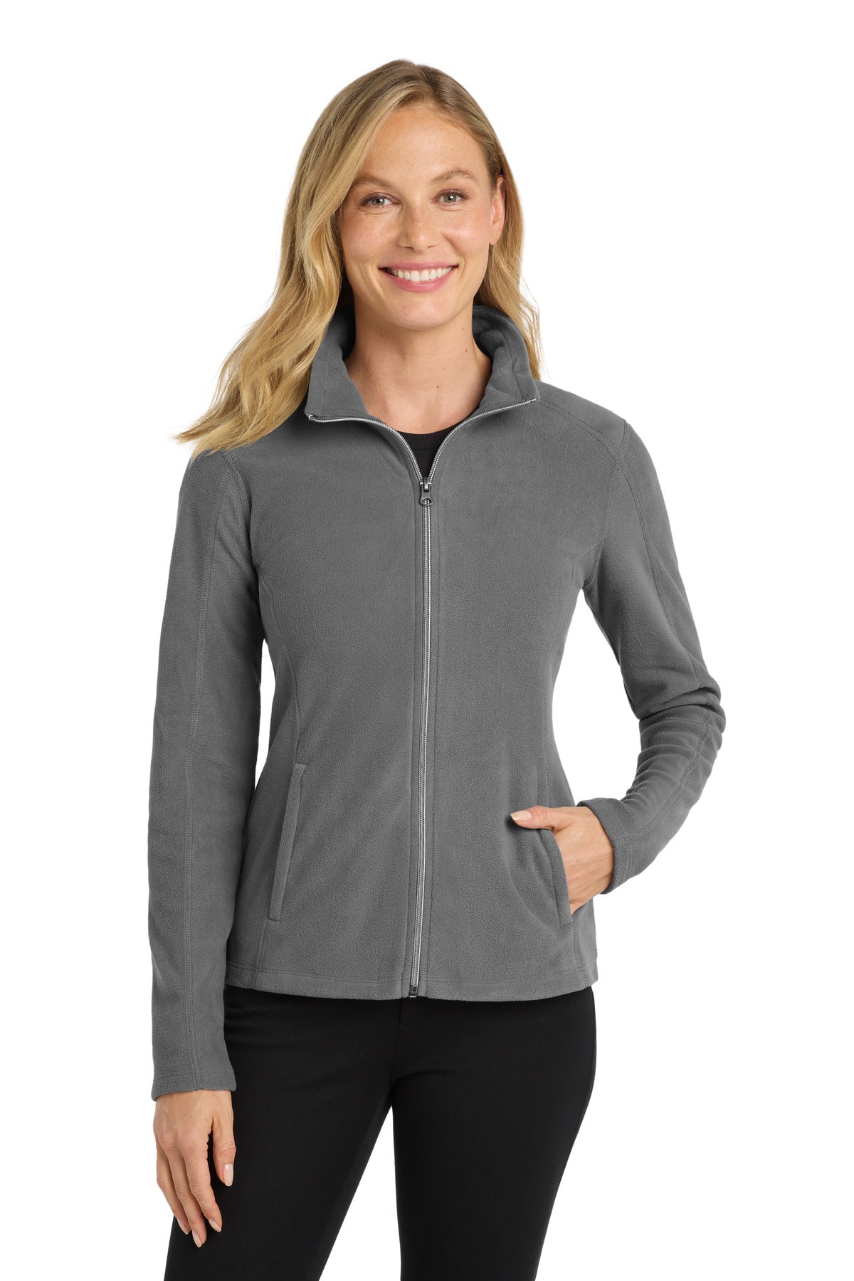 Port Authority Women's Microfleece Jacket. L223 - EMBROIDERED