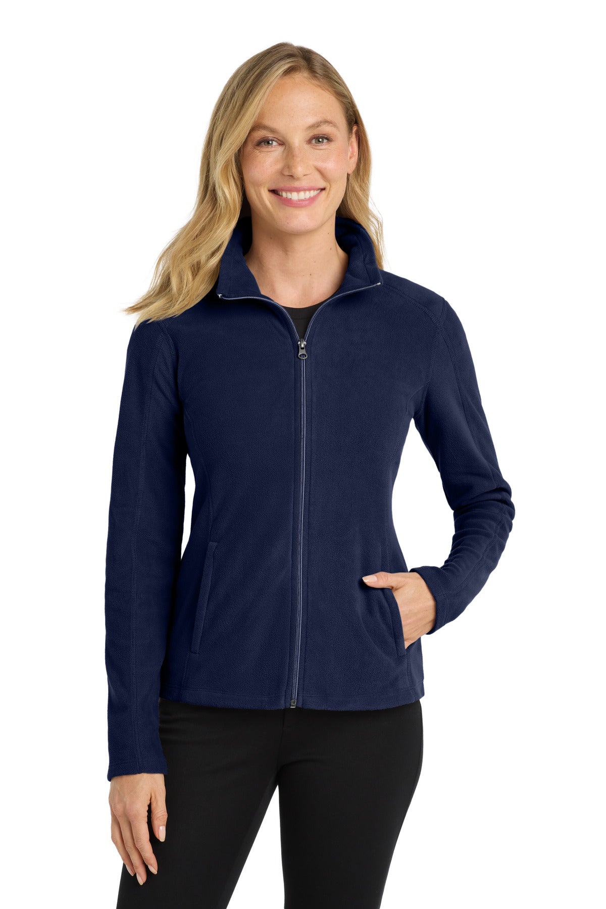 Port Authority Women's Microfleece Jacket. L223 - EMBROIDERED