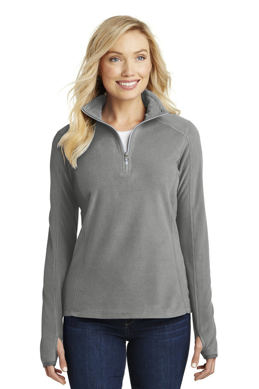 Port Authority Women's Microfleece 1/2-Zip Pullover. L224 - EMBROIDERED