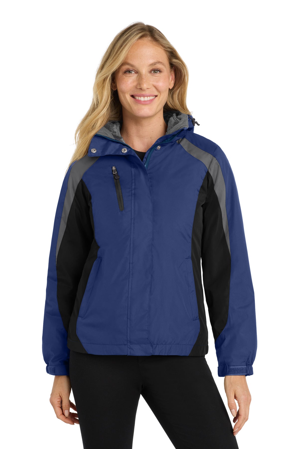 Port Authority Women's Colorblock 3-in-1 Jacket. L321 - EMBROIDERED