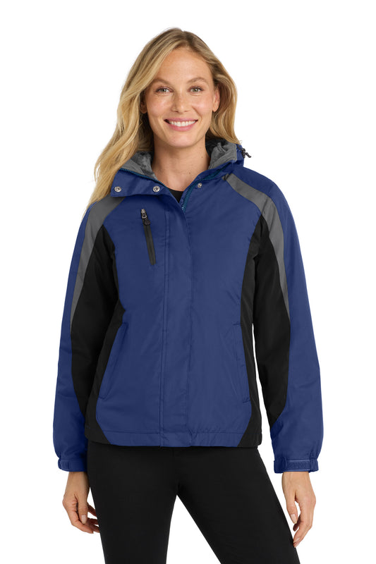 Port Authority Women's Colorblock 3-in-1 Jacket. L321 - EMBROIDERED